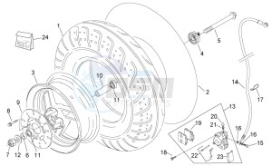 Sonic 50 H2O drawing Front wheel