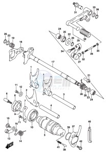 DL250 drawing GEAR SHIFTING