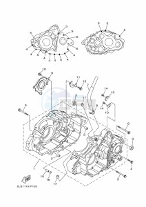 YFM700R (BCXS) drawing CRANKCASE