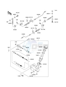 KAF 620 G [MULE 3000] (G6F-G8F) G7F drawing MASTER CYLINDER