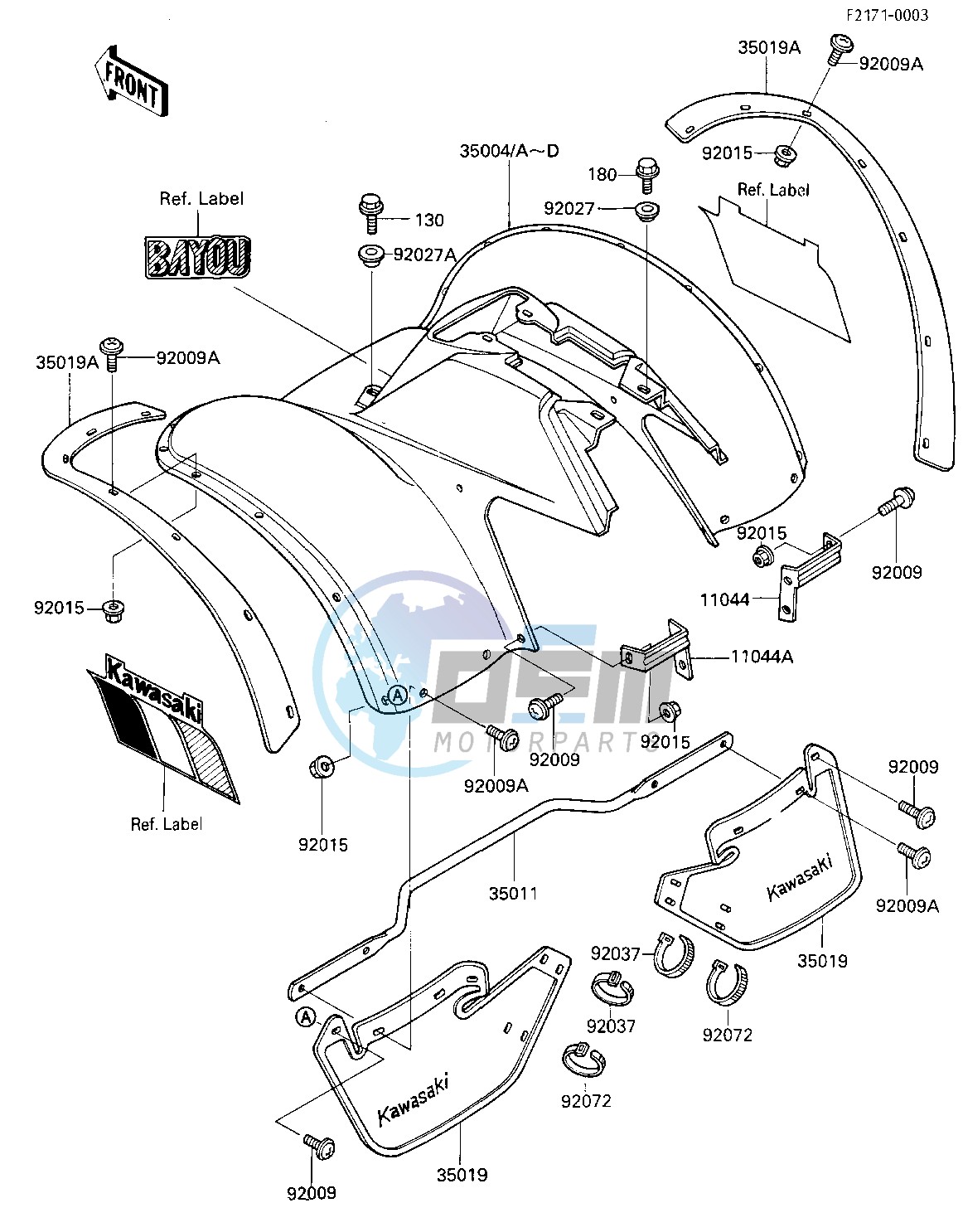 FRONT FENDER-- S- -