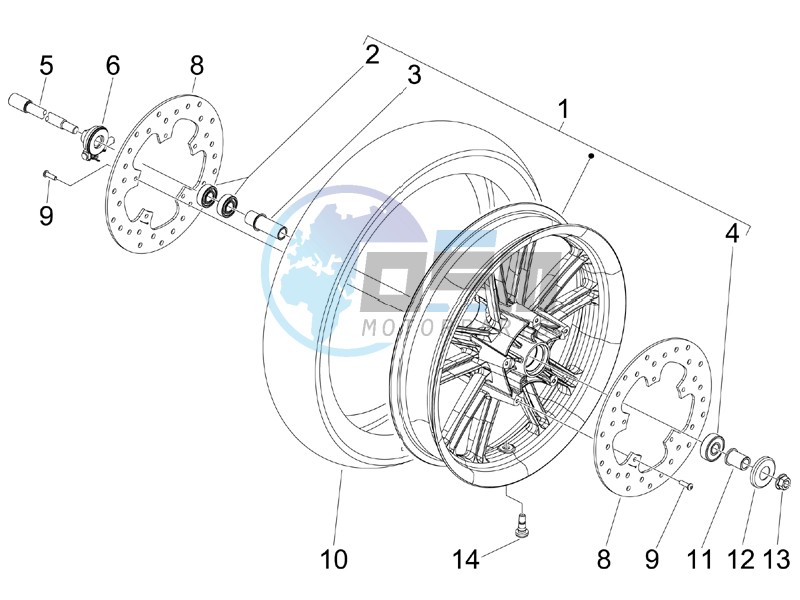 Front wheel