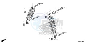 TRX500FE1H Europe Direct - (ED) drawing FRONT CUSHION