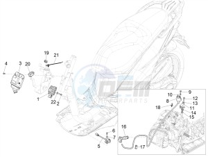 LIBERTY 150 150 IGET 4T 3V IE ABS (APAC) drawing Voltage Regulators - Electronic Control Units (ecu) - H.T. Coil