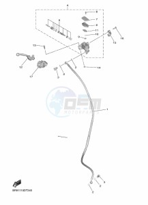 YZ250F (B7B2) drawing FRONT MASTER CYLINDER