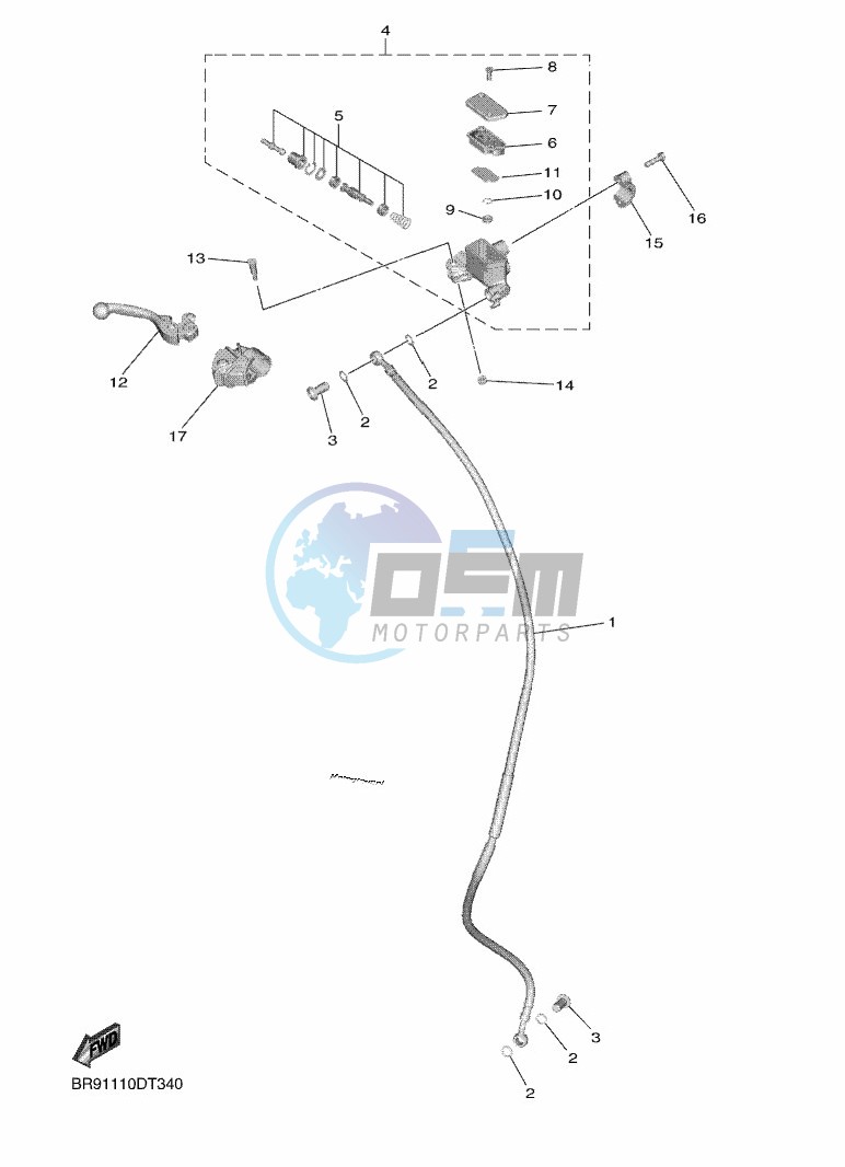 FRONT MASTER CYLINDER