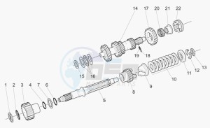 California 1100 EV PI Cat. Stone/Touring PI Cat drawing Primary gear shaft