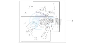 VFR800A9 UK - (E / ABS MME) drawing REAR CARRIER