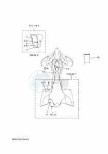 YFZ450R (BKD5) drawing EMBLEM & LABEL 1