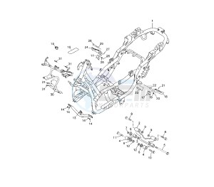 YP R X-MAX 250 drawing FRAME