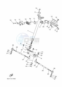 YFM450FWB KODIAK 450 (BJ5T) drawing STEERING