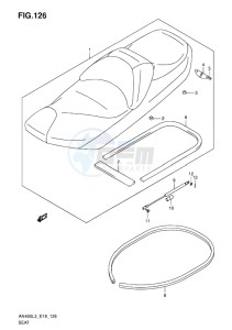 AN400 BURGMAN EU drawing SEAT