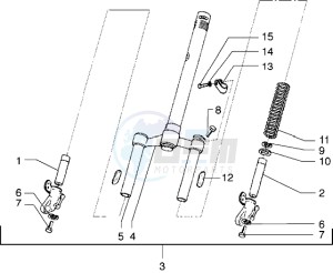 ICE 50 drawing Front Fork