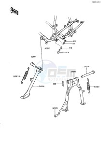 KZ 650 H [CSR] (H3) [CSR] drawing STANDS -- 83 H3- -