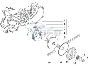 Zip 50 SP Euro 2 drawing Driving pulley