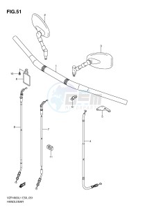 VZR1800 (E50) INTRUDER drawing HANDLEBAR