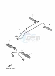 MT-09 MTN890 (B7N7) drawing FLASHER LIGHT