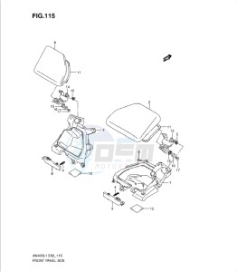 AN400Z drawing FRONT PANEL BOX