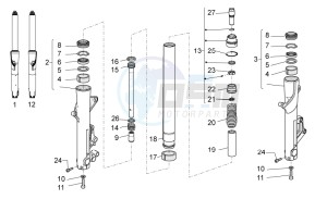 Norge 1200 IE 8V Polizia Stradale drawing Front fork