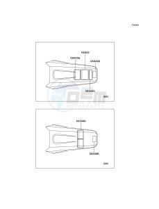 KX 250 L [KX250] (L4) [KX250] drawing LABELS