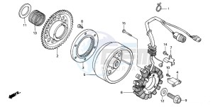 TRX300FW FOURTRAX 300 4X4 drawing GENERATOR