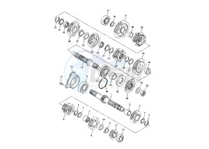 FZ6-S FAZER 600 drawing TRANSMISSION