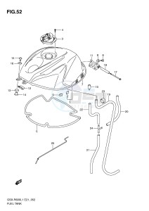 GSX-R600 (E21) drawing FUEL TANK (GSX-R600UEL1 E21)