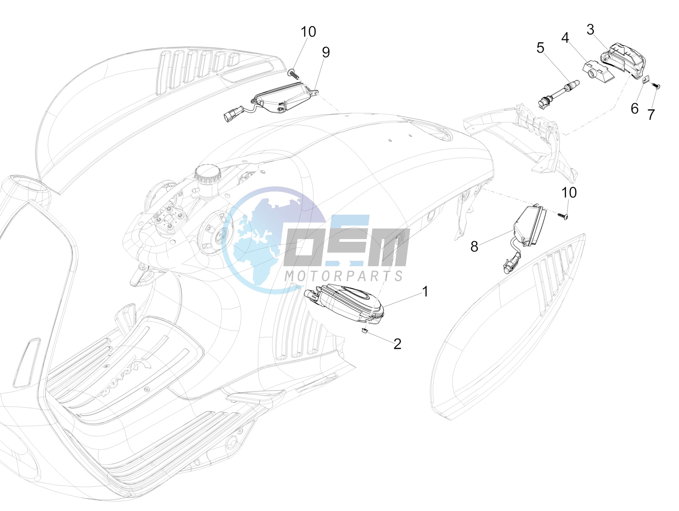 Rear headlamps - Turn signal lamps