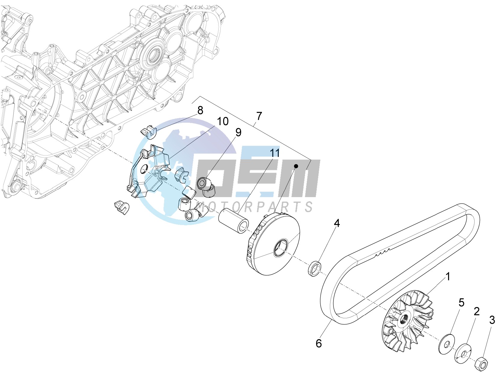 Driving pulley