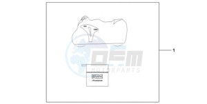 CBR1000RR9 Europe Direct - (ED / MME REP) drawing INDOOR BODY COVER HRC