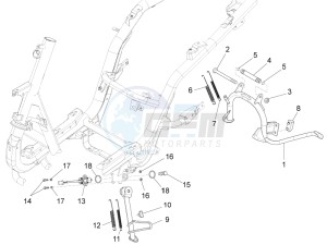 Fly 150 4T 3V ie (APAC) drawing Stand/s