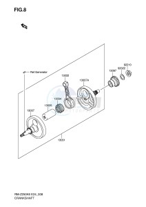 RM-Z250 (E24) drawing CRANKSHAFT