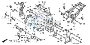 CB600FA39 France - (F / ABS CMF ST) drawing FRAME BODY