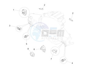 Fly 125 4t 3v ie (Vietnam) Vietnam drawing Selectors - Switches - Buttons