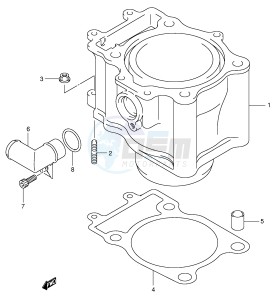 LT-F500F (P24) drawing CYLINDER