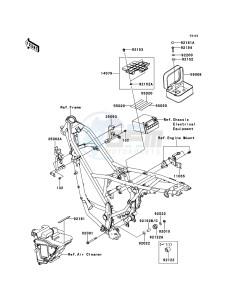 D-TRACKER_125 KLX125DBF GB XX (EU ME A(FRICA) drawing Frame Fittings