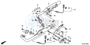 VT750C9 Ireland - (EK / MK) drawing EXHAUST MUFFLER