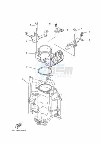 FL225FET drawing THROTTLE-BODY