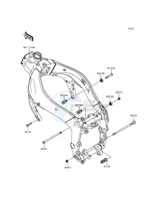 NINJA_ZX-6R ZX600REF FR GB XX (EU ME A(FRICA) drawing Engine Mount