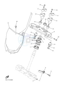 YZ250FX (B29C B29D B29E B29E B29F) drawing STEERING