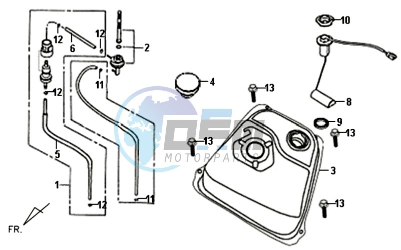 FUEL TANK - FUEL CUT