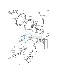 W800 EJ800AGS GB XX (EU ME A(FRICA) drawing Headlight(s)