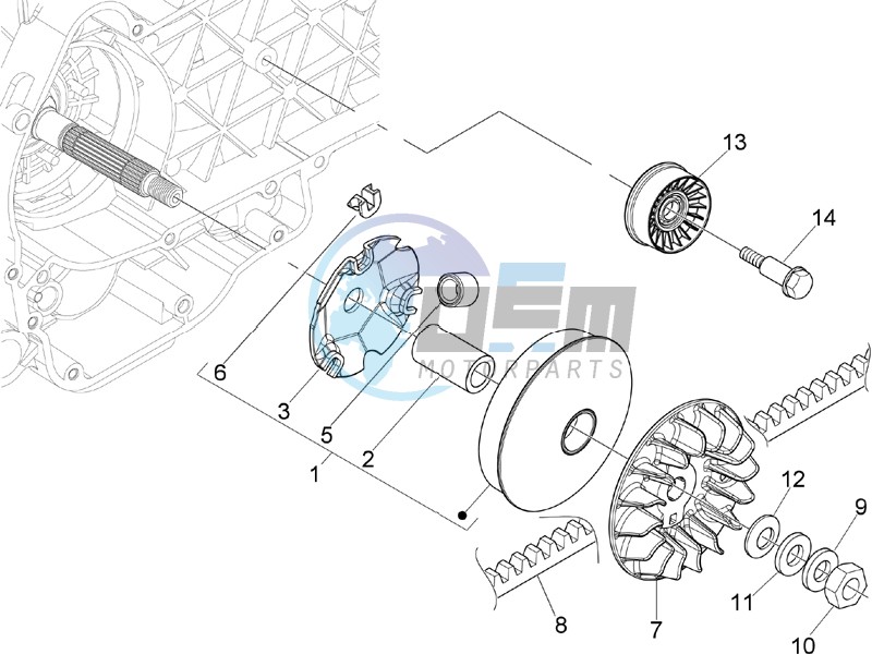 Driving pulley