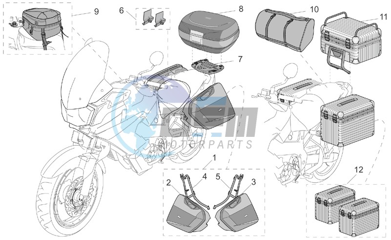 Acc. - Top/cases side cases