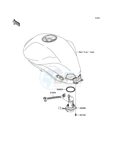 ER-6n ABS ER650DBF XX (EU ME A(FRICA) drawing Fuel Pump