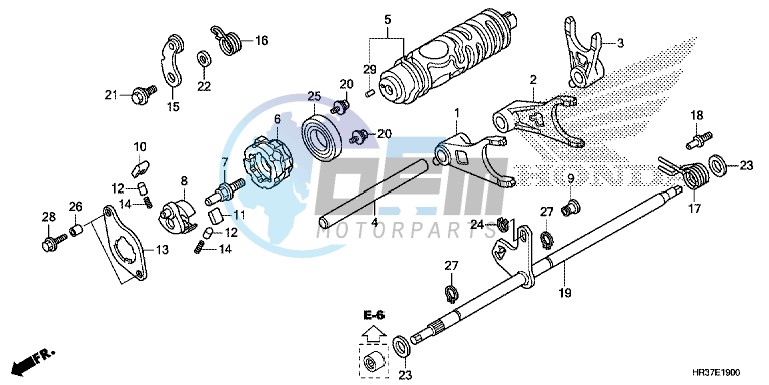 GEARSHIFT FORK (TRX420FA1/FA2)