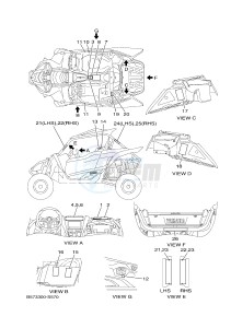 YXZ1000 YXZ10YMXJ (2HCR) drawing EMBLEM & LABEL 1