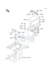 KLF 300 [BAYOU 300] (B15-B17) [BAYOU 300] drawing FRAME FITTINGS