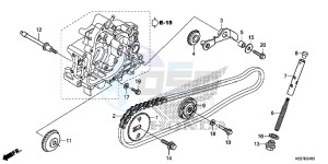 AFS110CSFF CB1000R 2ED - (2ED) drawing CAM CHAIN/ TENSIONER