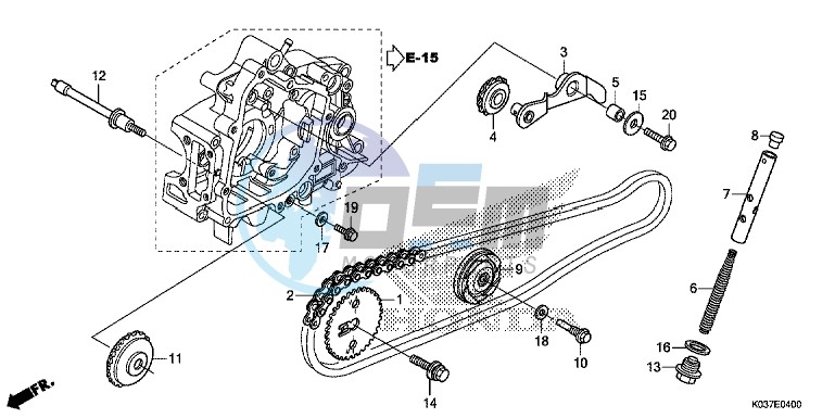 CAM CHAIN/ TENSIONER